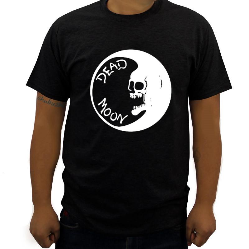 t-shirt cotton men tee-shirt new fashion summer brand top tees DEAD MOON Punk Rock Band Men's T-Shirt