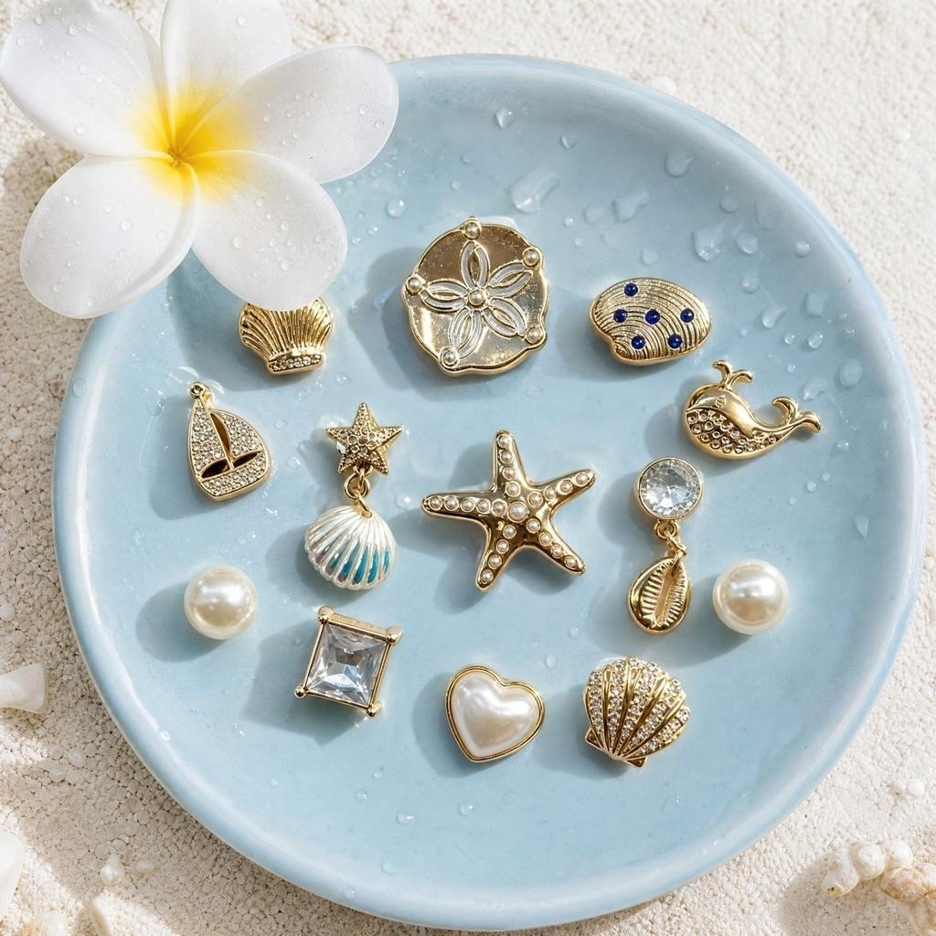 Gouden Schoen met Bloemig en Thema, Ketting Inbegrepen, voor en / Decoratie, Dames Schoen Accessoires