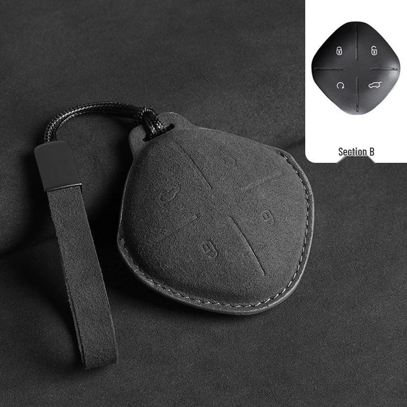 Jetour X70/X70Coupe/X90/X95 Premium Suede Key Case & Buckle