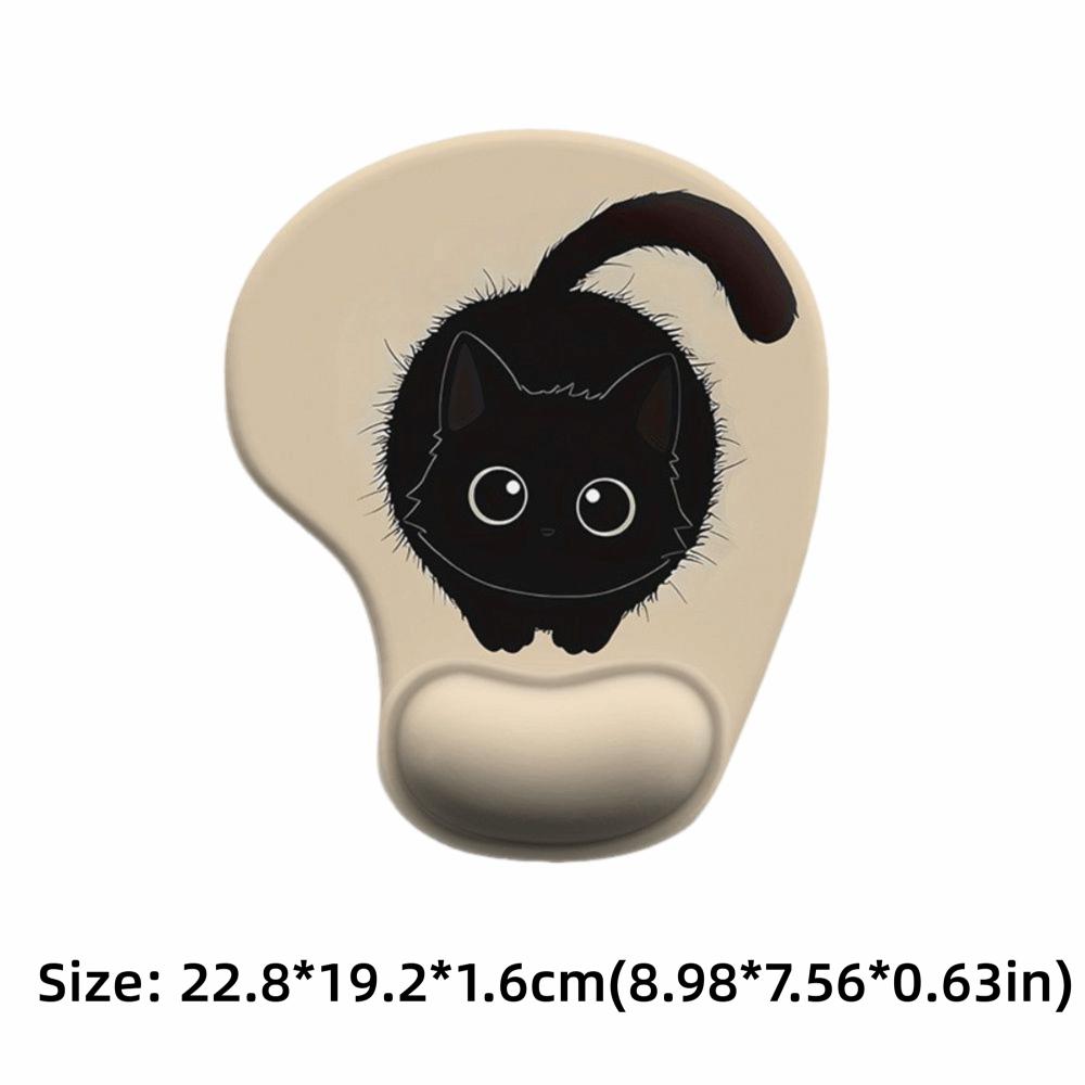 Silicone Comfortable Wrist Rest Non-Slip Desktop Wrist Support Cartoon Animal Mouse Pad  Computer