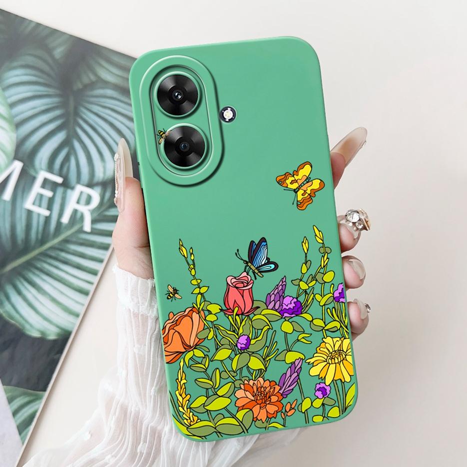 Für Realme Note 60 Hülle Luxus Kunst Bemaltes Cover Stoßfest Weiches Silikon Handyhülle Für Realme Note 50 Note50 Note60 Rückseite