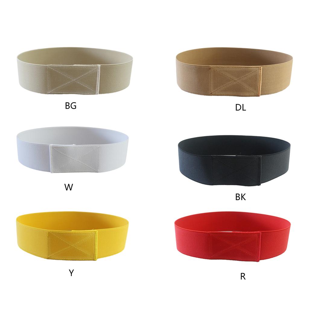 Versatile Teens Waist Belt with Magic Tape Closure Universal Waist Stretch Belt for Adult Unisex Coat Dress Decors