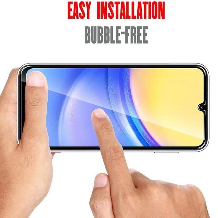 Protecteur d'écran - Booling - pour Samsung Galaxy A15 5G - Verre trempé - Transparent - Antichoc- X4