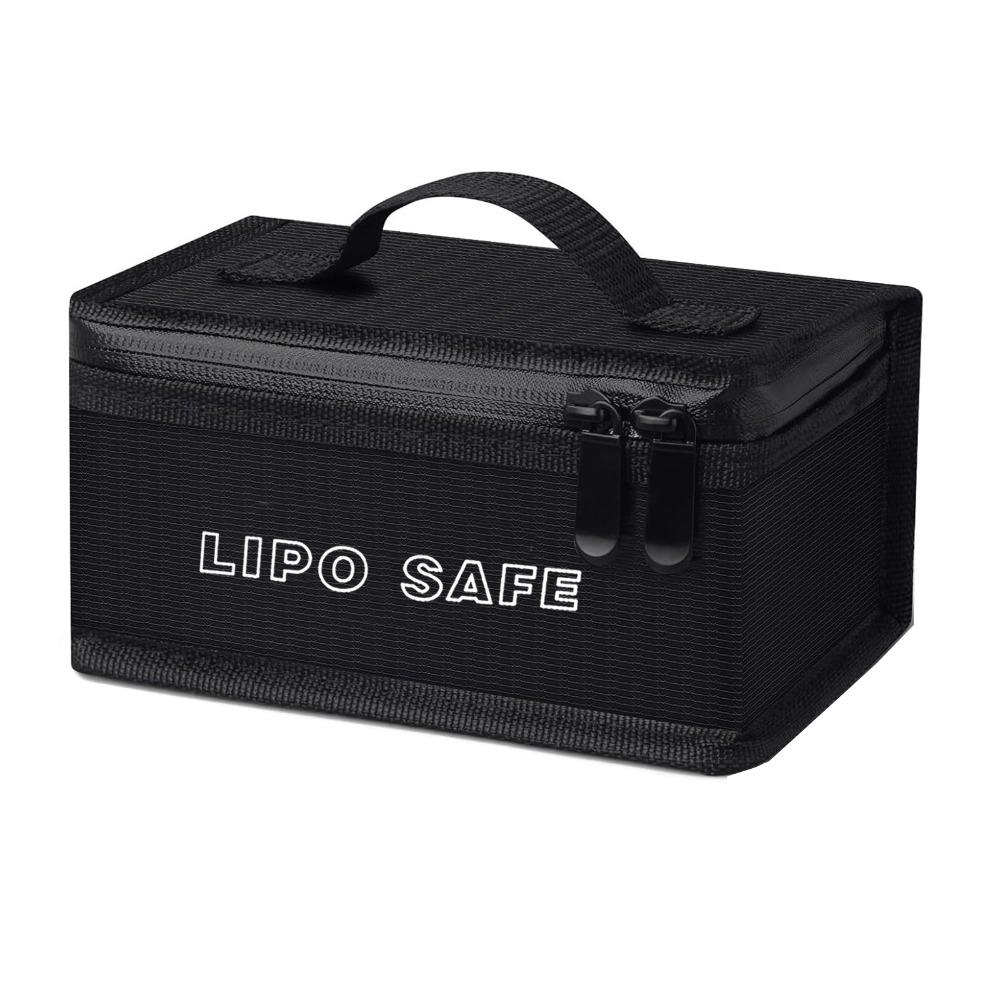 Large Capacity Lipo Safety Bag Portable Lipo Protective Case Charging Battery чёрный