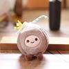 1 Piece  Cute Coconut Plush Keychain Small Pandent Kids Stuffed Companion Doll Toys For Children Gifts