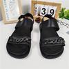 Fashion Beach Sandal Woman Luxury Shoes Lady 2025 Summer Heels Open Toe Fashion New Girls Comfort Peep Rome Casual Scandals Leisure