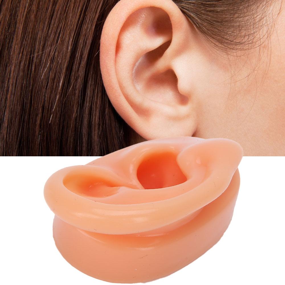 Silicone Right Ear Model Simulation Artificial Ear Display Model for Hearing Aids