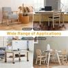 Good-24PCS Square Chair Leg Floor Protector, Hardwood Floor Chair Leg Protector, Non-Slip Felt Furniture Pad, Silicone Cover