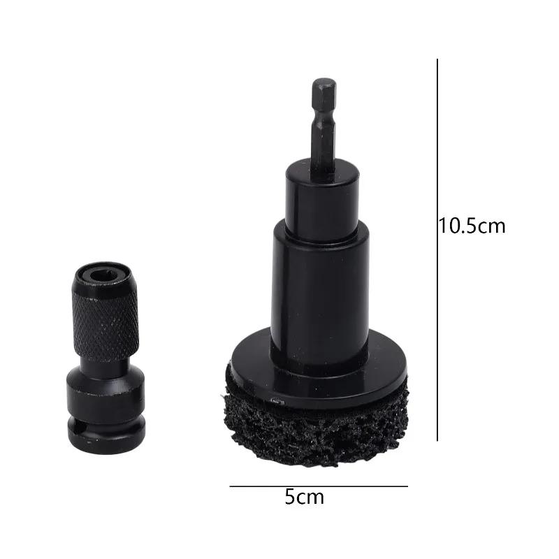 1Set Car Wheel Hub Grinder Rust Grinding Removal Auto Wheel Hub Brush Brake Grinding Cleaner Kit Rust Remover Polishing Tool