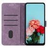 For Motorola Moto G Power (2024) Leather Case Line Imprinted Phone Cover Skin-Feel Texture