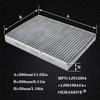 Car Pollen Cabin A/C Air Filter For VW Bora A4 1J Jetta 1999 - 2005 1.9 SDI TDI 1.4/1.6/1.8/2.0/2.3/2.8L AQM ALH ARL ASZ ATD AJM