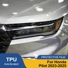 Car Headlight TPU PPF Protective Film For Honda Pilot 2026-2026 Smoke Black Pre Cut Anti-Scratch High-Gloss Vinyl Wrapping Film