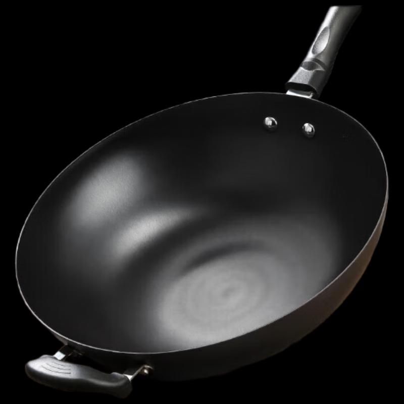 SUPOR 32cm Cast Iron Wok
