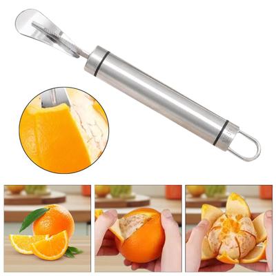 Nerezový loupák na citrusy Nástroj na loupání ovoce Odstraňovač pro grapefruity citrony