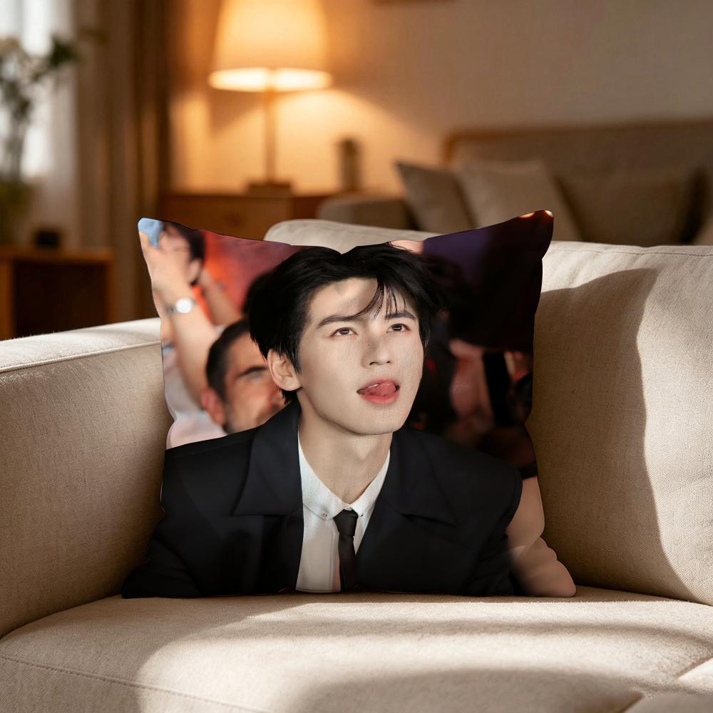 Cool Actor Zhang Linghe Cushion Cover Cushion Cover Soft Washable Pillow Case Multi-Scene For Couch Bed Travel Office Use