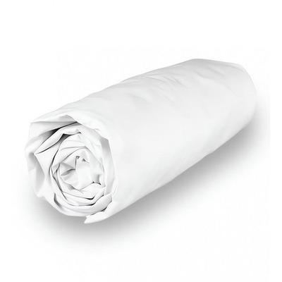 Drap Housse En Polycoton 200x200 Cm PERCALE Blanc, Par Soleil D'ocre