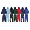 Mens Letter Print Hoodie Set Multi Color Pullover Hoodie and Jogger Pants Casual Streetwear Tracksuit