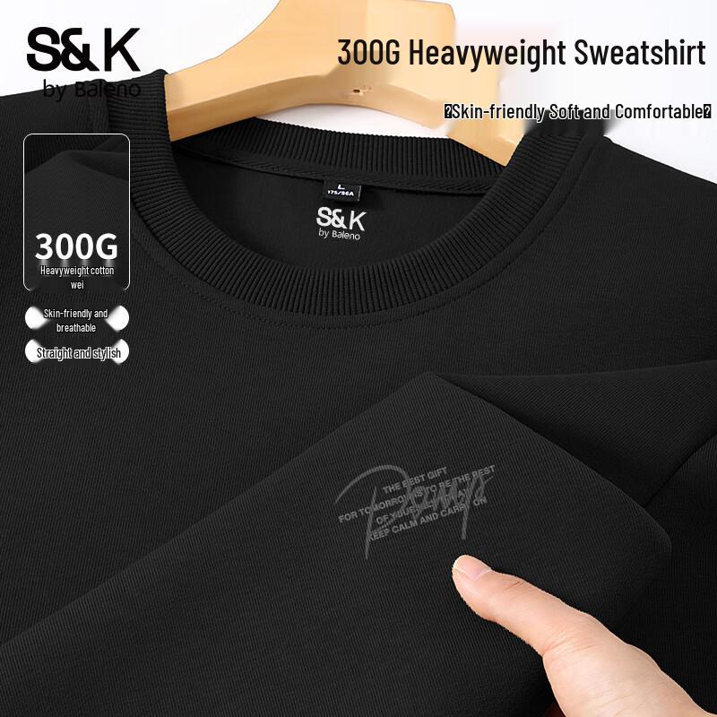 Baleno S&K Men's Heavyweight Graphic Pullover Sweatshirt