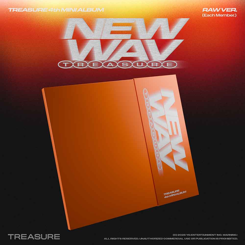 TREASURE [NEW WAV] 4° Mini Album (Versione RAW.)