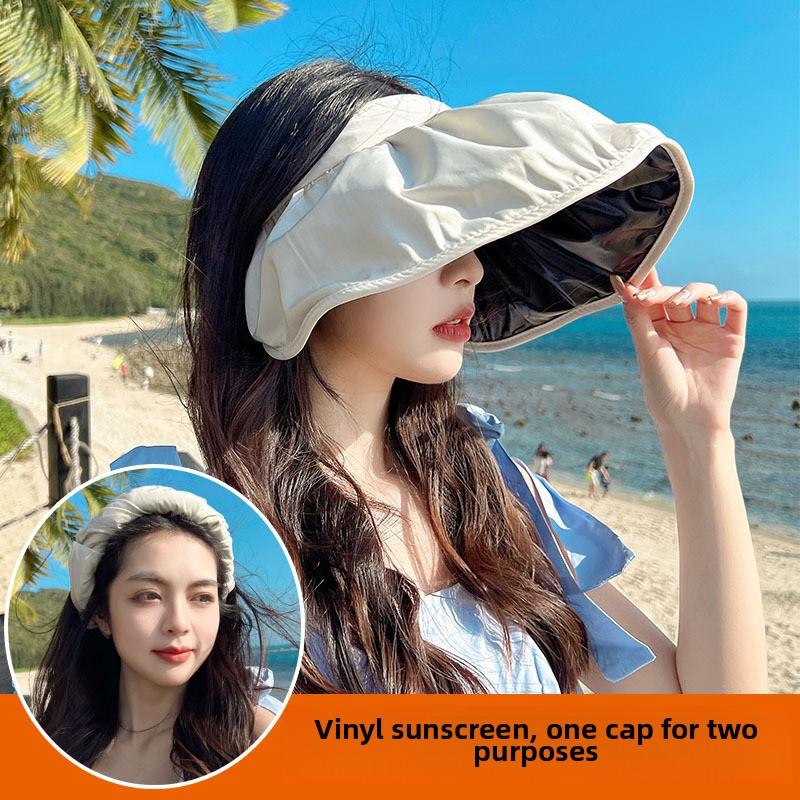 Sun Protection Hat Large Brim UV Protection Summer Outdoor Sports Sun Protection Hat Women's Sun Protection Shell Hat