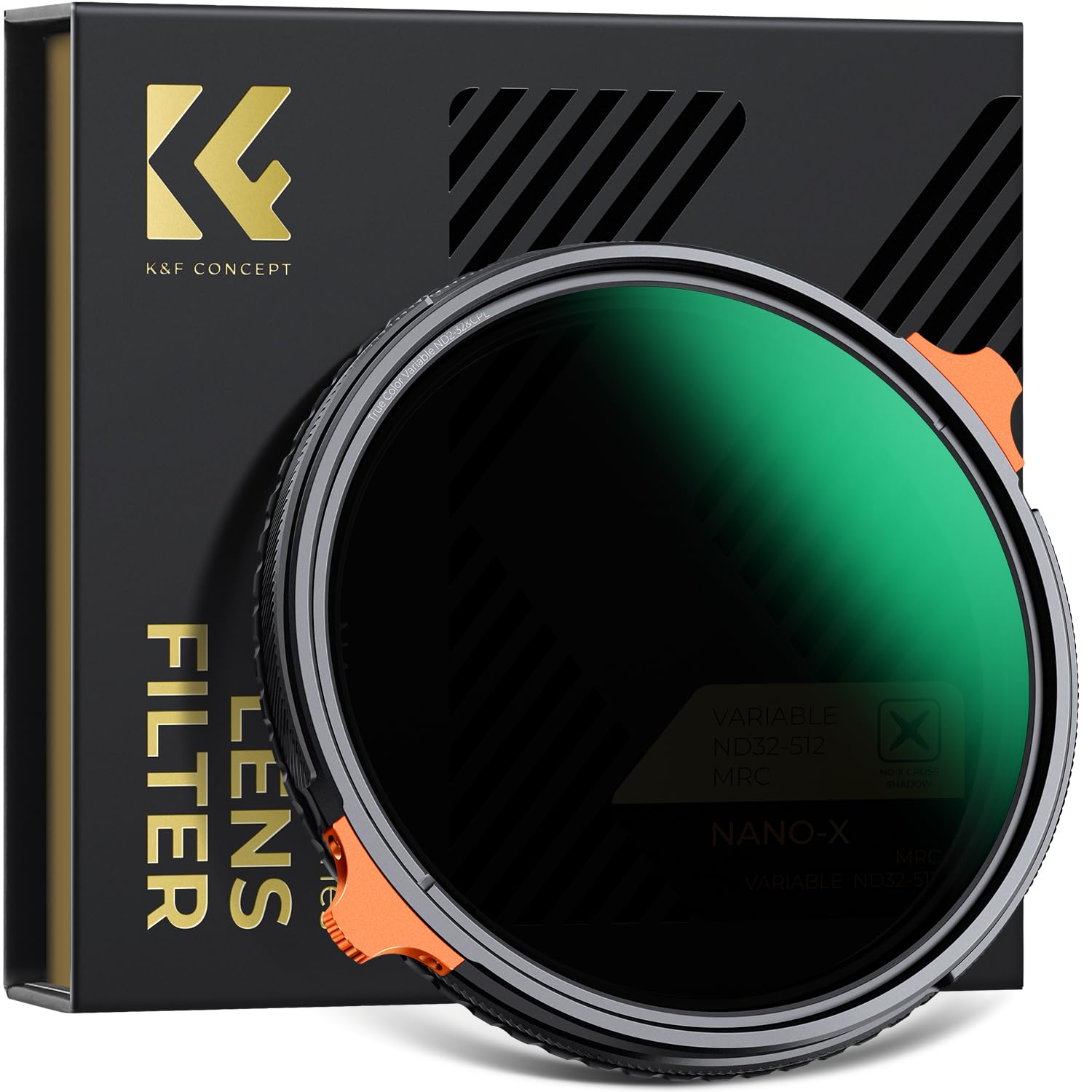 

Concept 67mm True Color CPL Variable ND Eliminates Yellow Optical Glass Includes Filter Case K&F ND2-ND32 & Filter, Cast, 2-in-1 Filter, 28-Layer