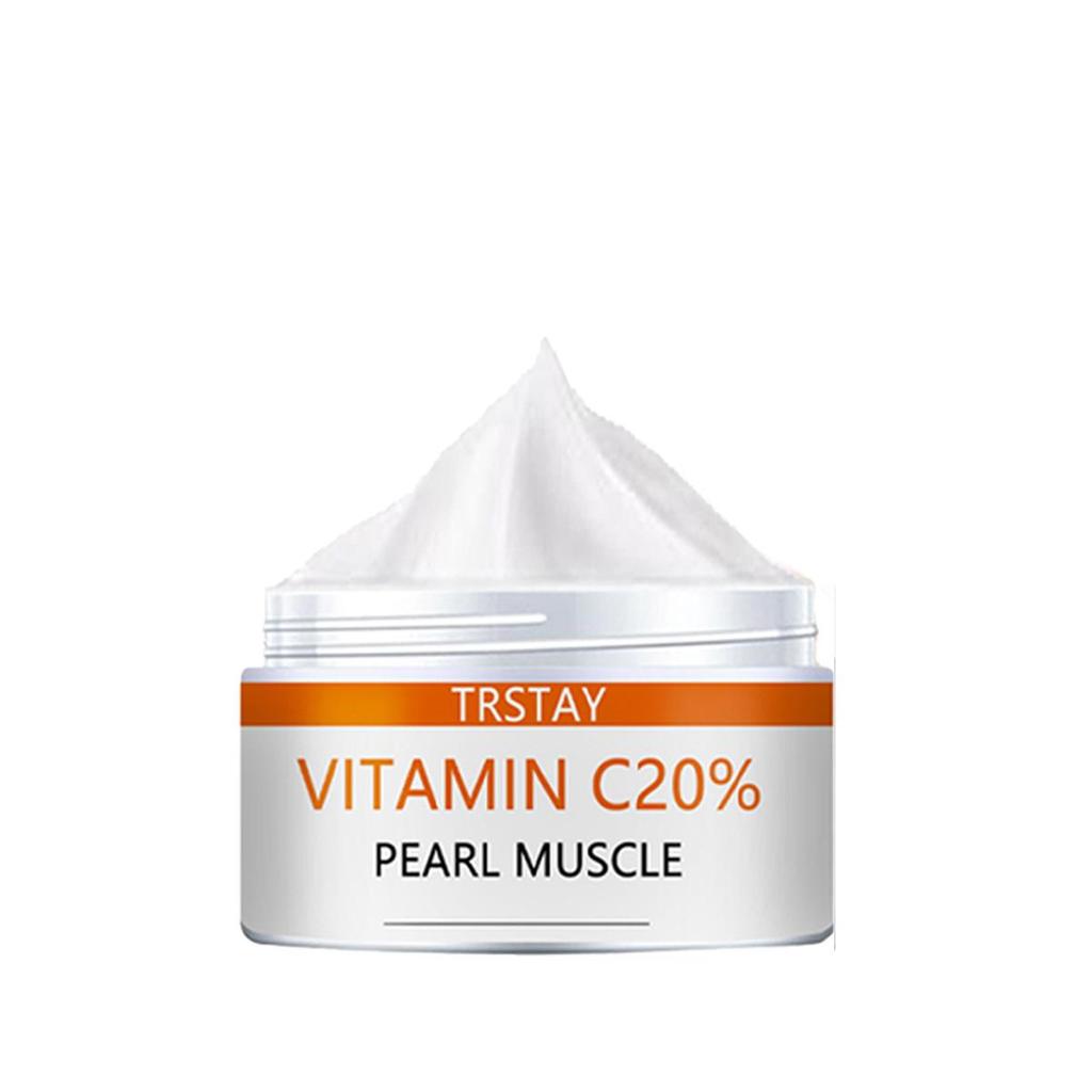 Krém na obličej s obsahem vitamínu C, antioxidant. Hydratační esenční krém proti stárnutí, rozjasnění a bělení