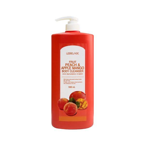 LEBELAGE Fruits Peach & Apple Mango Body Cleanser 1000mL