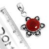 925 Sterling Silver Pendant Women Gemstone Handmade Jewelry Mothers' Day Gift Amber Amethyst Black Onyx Carnelian Garnet Quartz Green Onyx Gold Stone