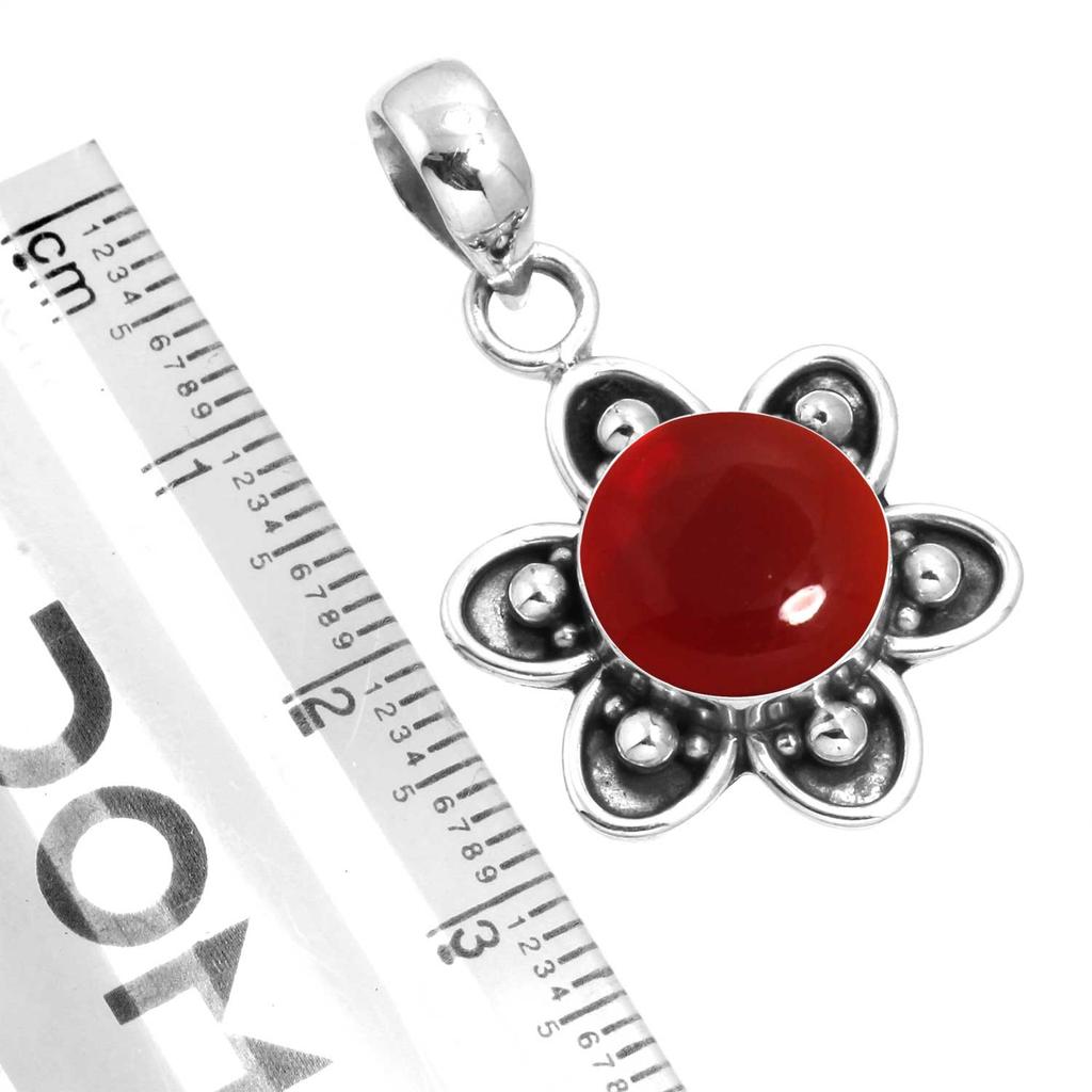 925 Sterling Silver Pendant Women Gemstone Handmade Jewelry Mothers' Day Gift Amber Amethyst Black Onyx Carnelian Garnet Quartz Green Onyx Gold Stone