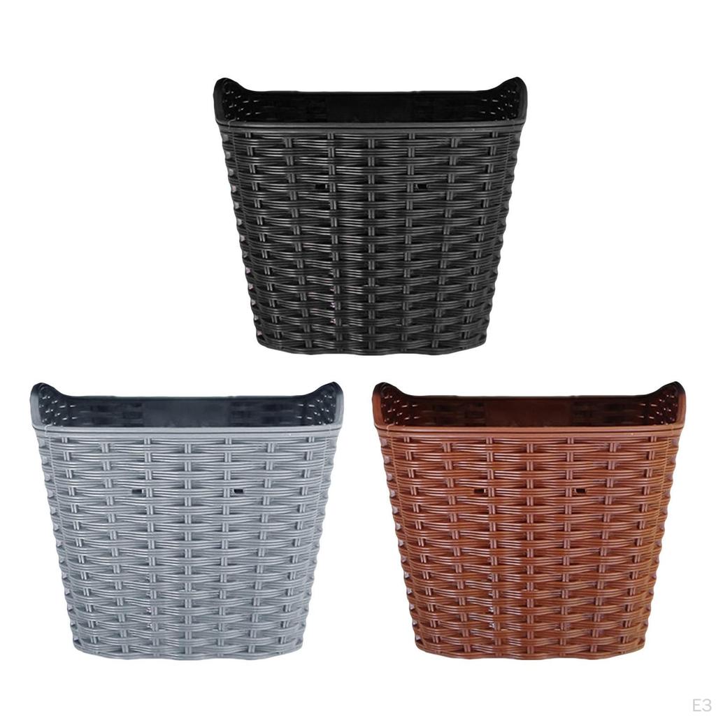 Bike Front Basket - Sleek Storage Option for City Riders