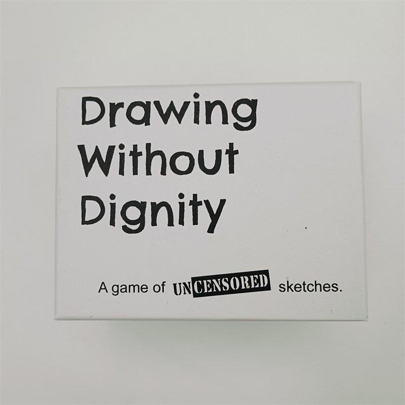 English Edition: Drawing Without Dignity - Fun Party Game Cards