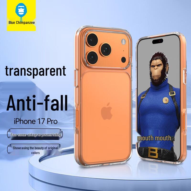 Blue Ape Mr. Transparent Shockproof Phone Case for iPhone