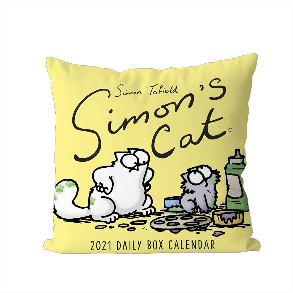 

Simons Cat Pillow Case For Car Sofa Decorative Home Doublesided Print Plush Square Throw Pillow Cushion Cover 30x30cm