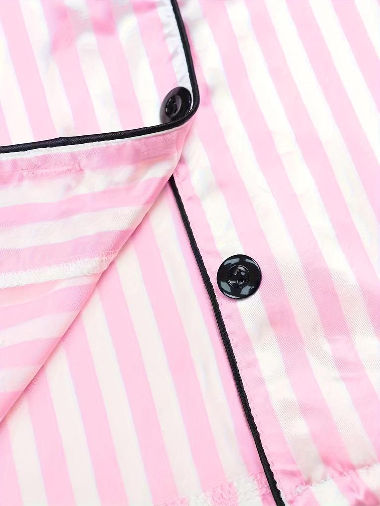 Autumn/Winter Satin Pajama Set for Girls - Long Sleeve & Long Pants