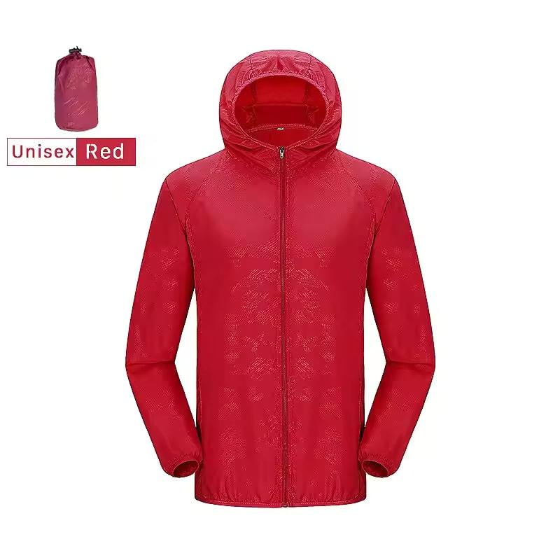 Unisex Hiking Jacket Men Women Waterproof Quick Dry Camping Windbreaker Trekking Fishing Rain Coat Outdoor Anti UV Clothes