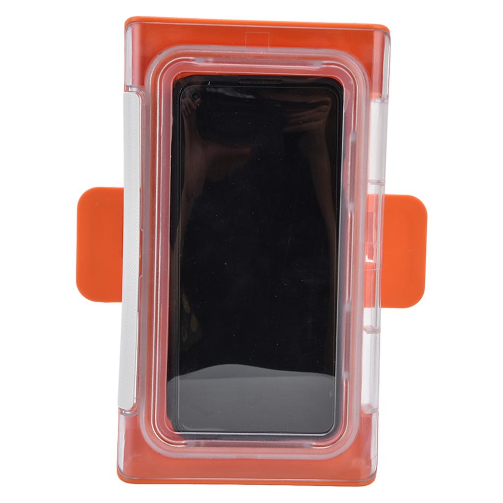 Shower Phone Holder Waterproof Bathroom Phone Box 360 Degree Rotation Wall Mounted Phone Case