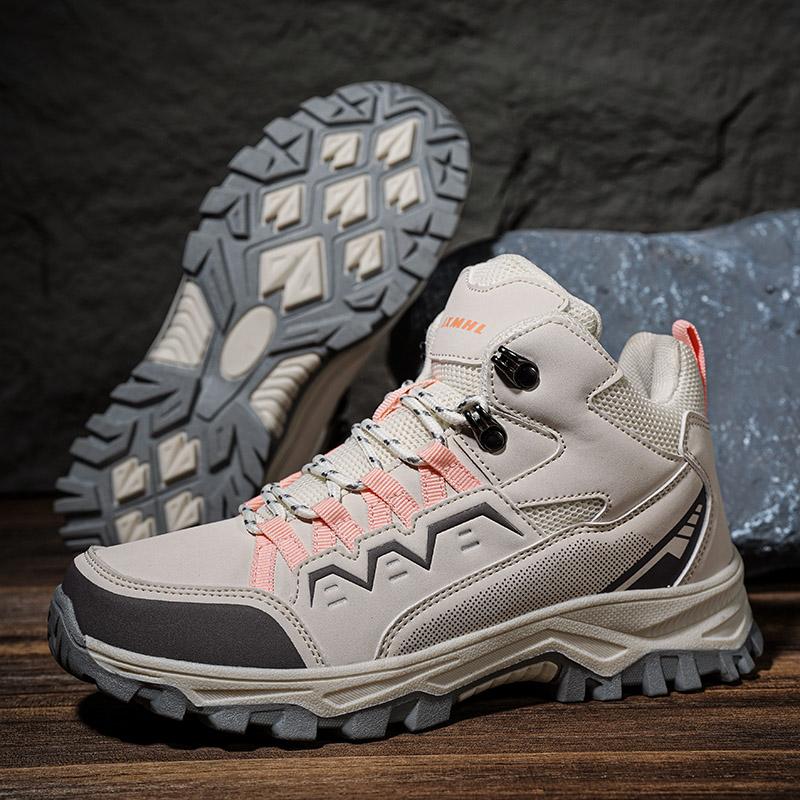 Unisex Outdoor Hiking Boots Men Breathable Waterproof Women Non Slip Lace Up Climbing Sneakers Trekking Hiking Shoes Large Size