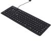 108 Key Silicone Keyboard Waterproof Design Quiet Operation USB Wired Keyboard Dustproof Construction Flexible Material