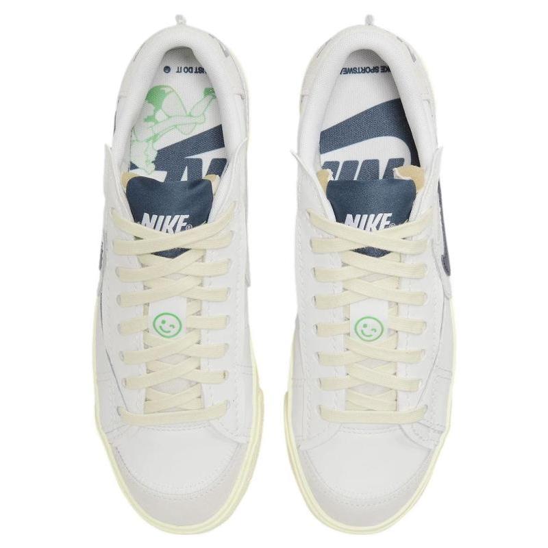 Nike Blazer Low 77 Jumbo Se 'Summit White Citron Tint' Sneakers Skateboard Shoes FD0378-121