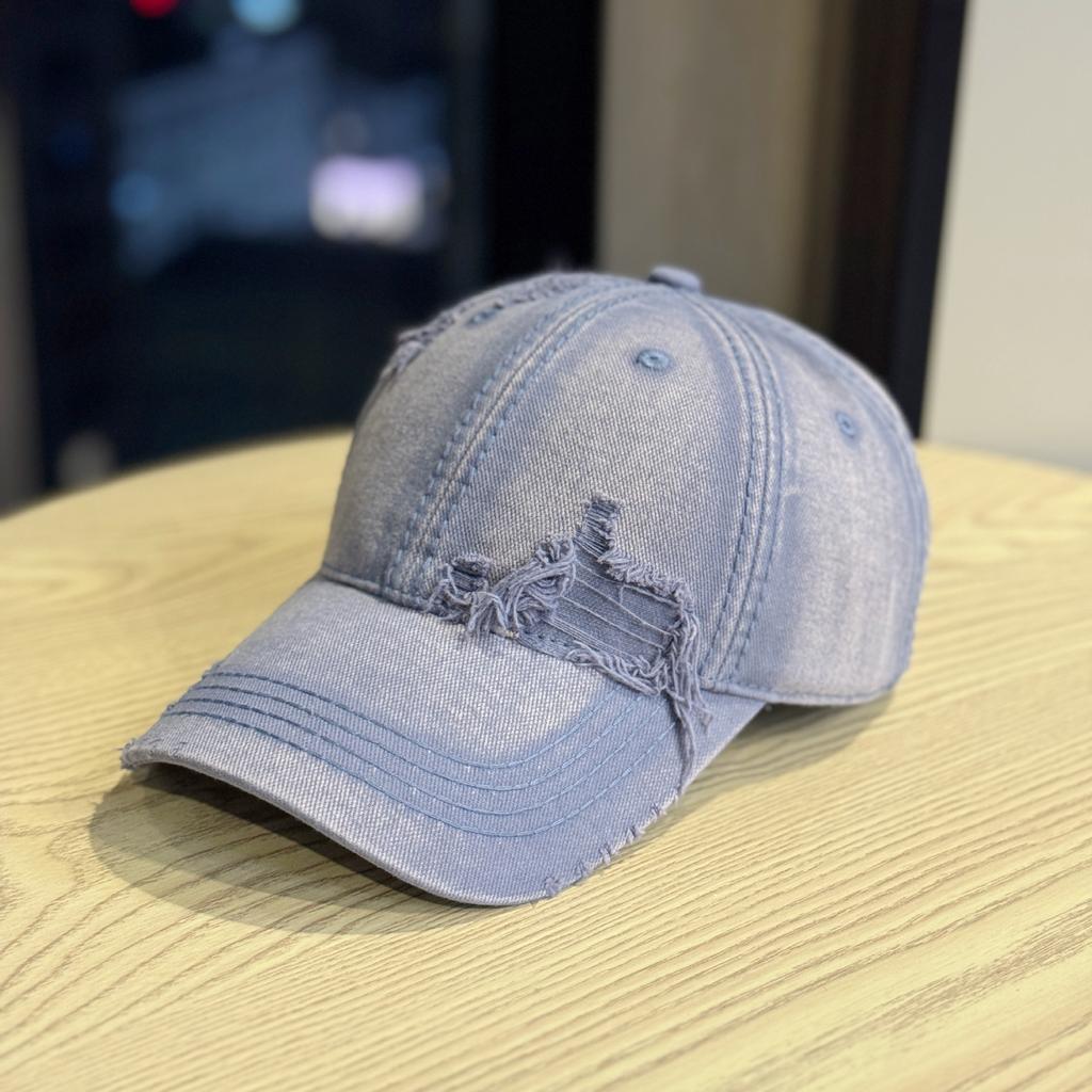 New Retro Niche Design Letter Embroidered Baseball Cap for Women with Large Head Circumference Rivets Wide Brim Face Showing Small Duck Cap for Men