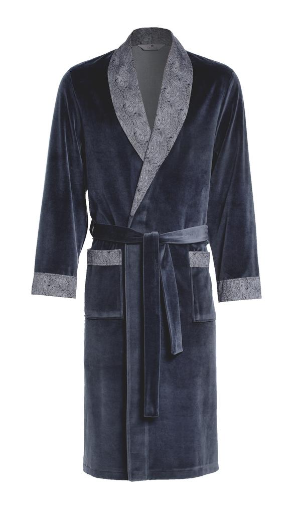 RE-103 Men's bathrobe • Color: anthracite c2 • Size: M