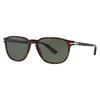 Persol Crystal Green Square Unisex Sunglasses Po3019s 24 31 52