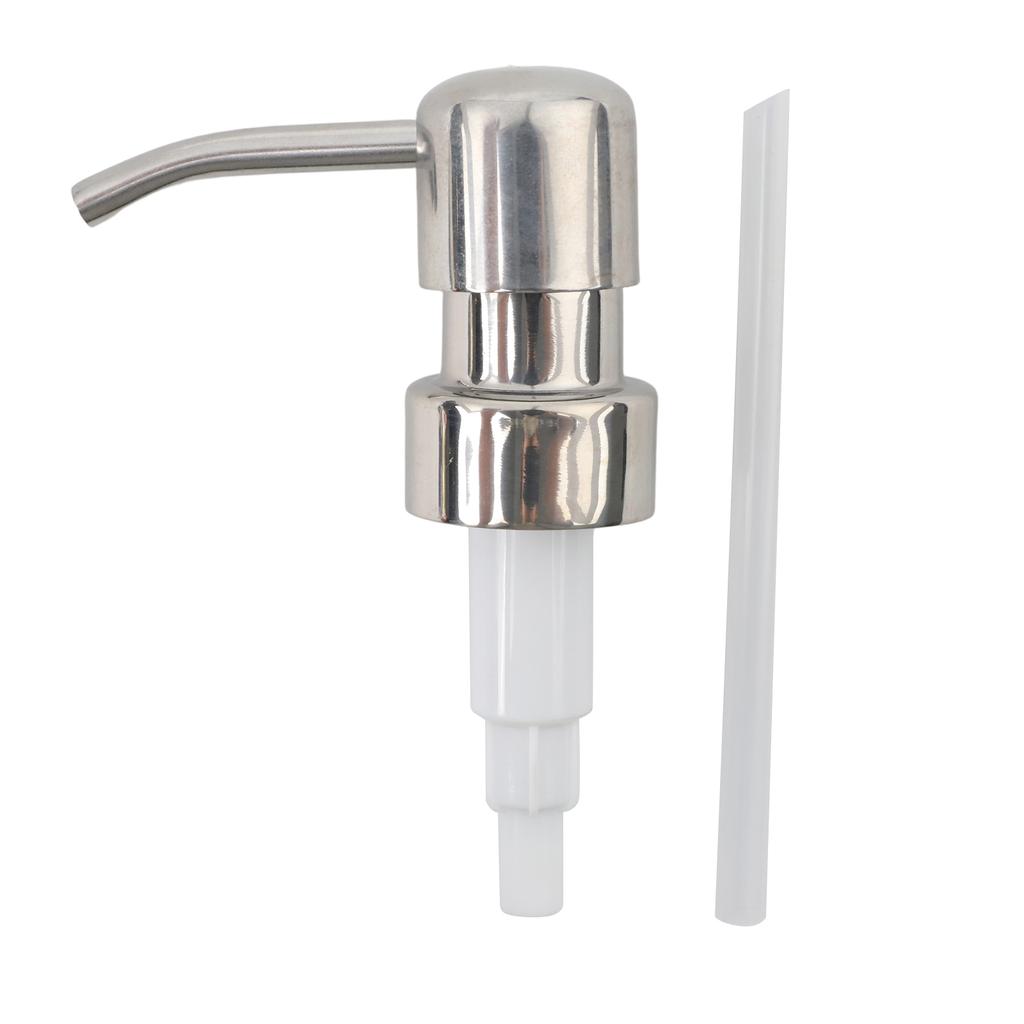 Lotion Dispenser Pump Head Tool Stainless Steel Accessory Useful Adapter Bathroom Compact DIY Fitting Home Hootel