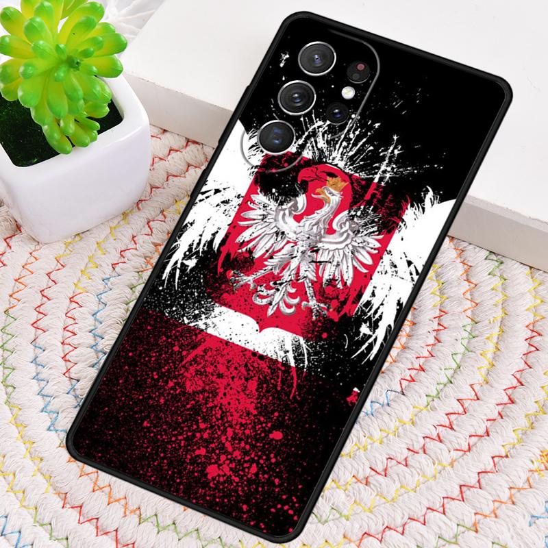 

Польша Польский флаг мягкий чехол из ТПУ для телефона Samsung Galaxy note 10 pro S26 S25 S24 S23 S22 Ultra Plus S21 FE S20 Ударопрочный чехол Galaxy S21 FE 5G