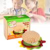 Colorful Diy Felt Burger Toy Set For Creative Play And Imaginative Sandwich Fun