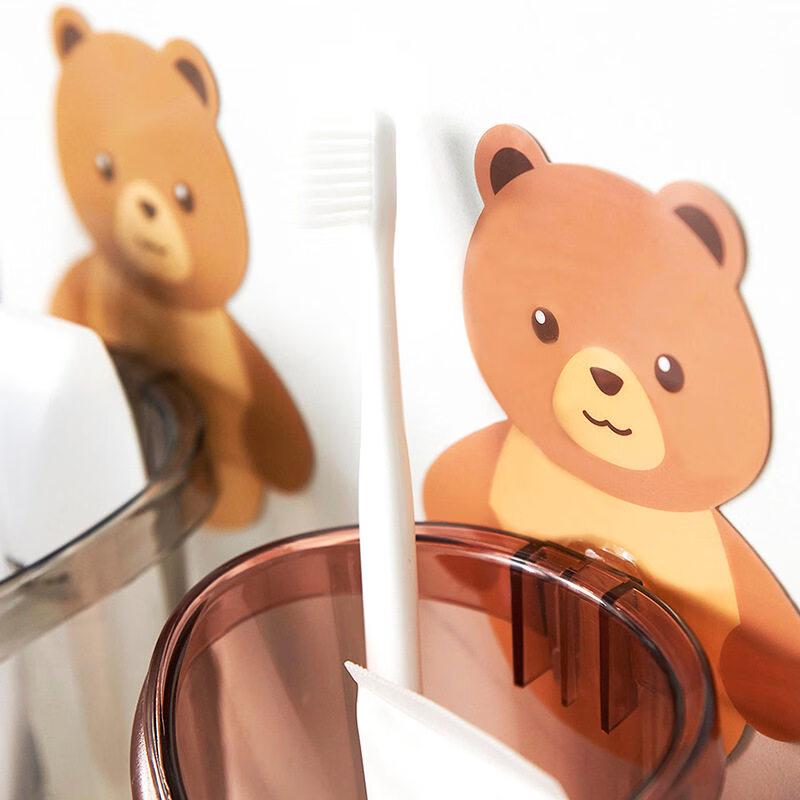 LIEI Bear Hug Wall-Mounted Bathroom Storage Organizer