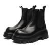Stiefel Chelsea Stiefeletten Britischer Stil Herbst Neu Großer Kopf Erhöhend Dicke Sohle Mittleres Rohr Zigarettenstiefel