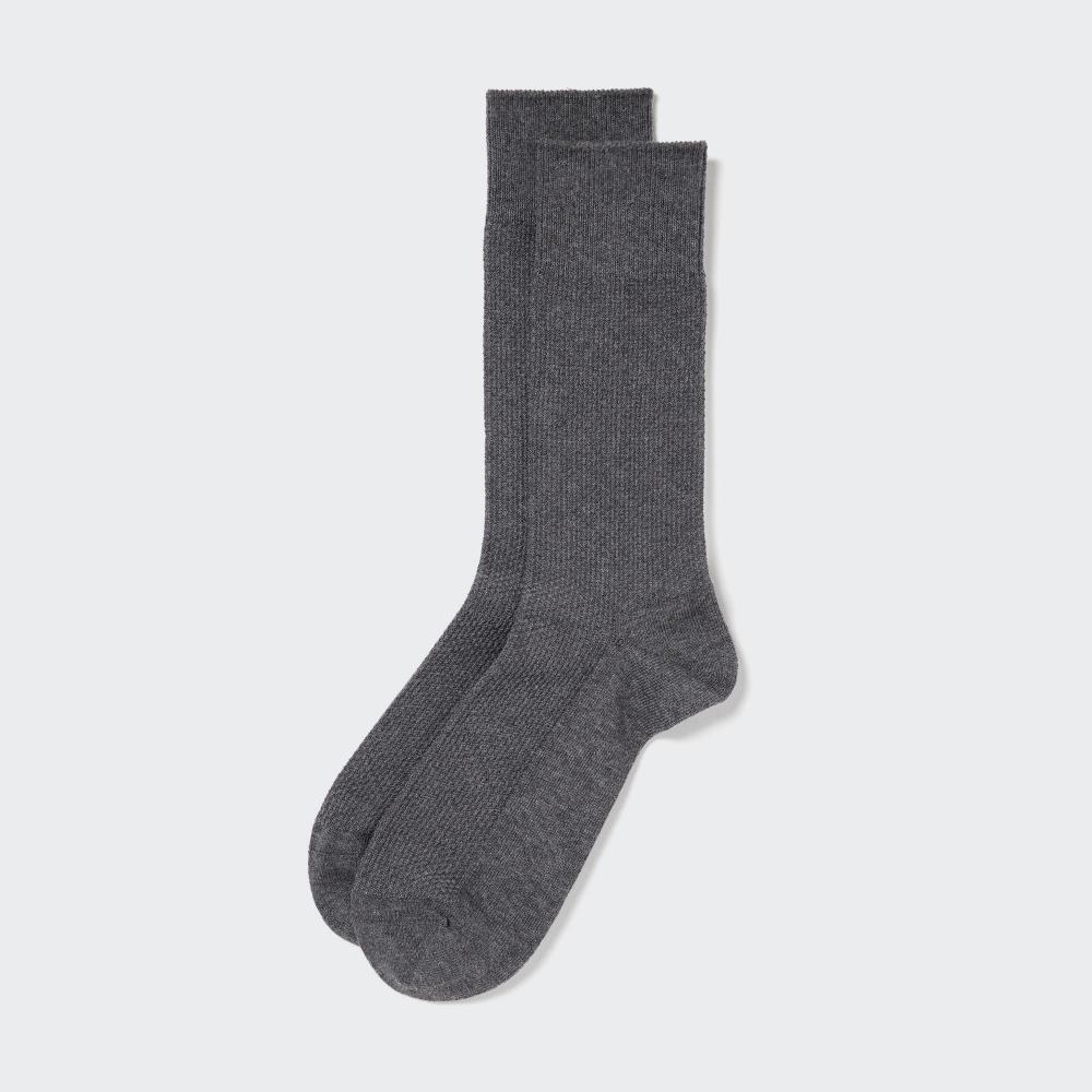 Uniqlo Japanische Supima-Baumwoll-Piqué-Socken