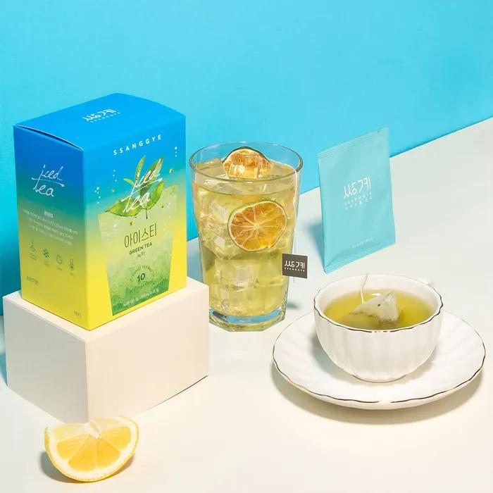 

Зеленый чай со льдом 10 чайных пакетиков