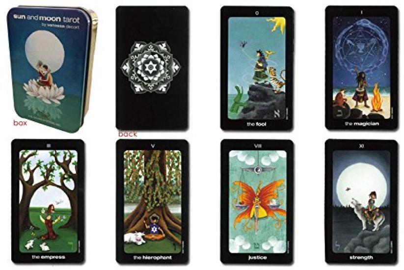 Nichiyu Sun and Moon Tarot with Japanese Booklet and Pocket Manual (Canned)